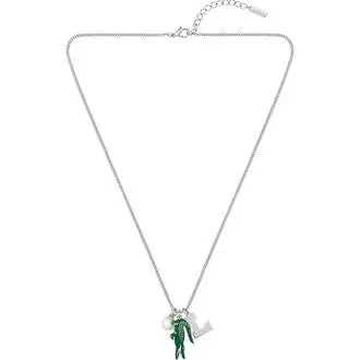 LACOSTE Umpire Κολιέ Από Ανοξείδωτο Ατσάλι 60cm 2040453