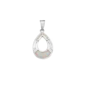 Μοτίφ Senza από ασήμι 925, δάκρυ με μαίανδρο και Opal