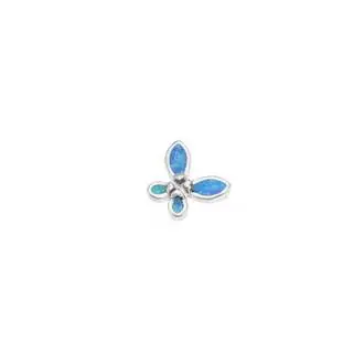 Μοτίφ Senza από ασήμι 925, πεταλούδα με Opal