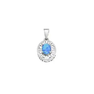 Μοτίφ Senza από ασήμι 925, μαίανδρος και πέτρα Opal