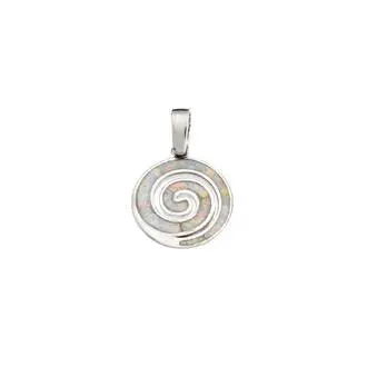 Μοτίφ Senza από ασήμι 925, Σπείρα με Opal