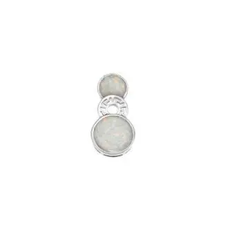 Μοτίφ Senza από ασήμι 925, κύκλοι με μαίανδρο και Opal