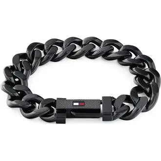 TOMMY HILFIGER Βραχιόλι Μαύρο Από Ανοξείδωτο Ατσάλι 2790639