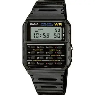 Casio Collection Black Rubber CA-53W-1ER