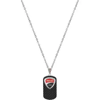 DUCATI Scudetto Κολιέ Από Ανοξείδωτο Ατσάλι 60cm-70cm DTAGN2137601