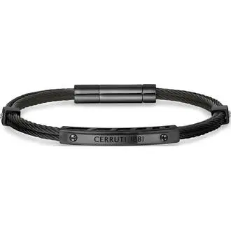 CERRUTI D Cable Βραχιόλι Από Ανοξείδωτο Ατσάλι 20cm CIAGB2208808