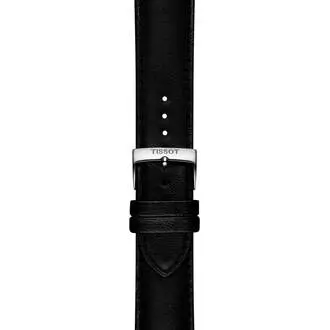 TISSOT Αυθεντικό Μαύρο Συνθετικό Vegan Λουράκι 22/22 T852050323