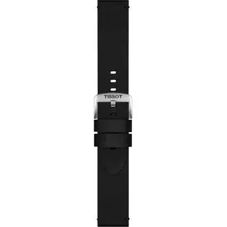 TISSOT Αυθεντικό Μαύρο Συνθετικό Λουράκι 22/22 T852048225