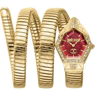 JUST CAVALLI Signature Snake Crystals JC1L304M0035