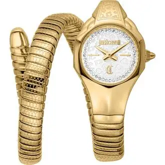 JUST CAVALLI Signature Snake Crystals JC1L354M0025