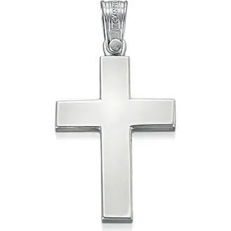 TRIANTOS White Gold Cross 14K 1.2.1042W