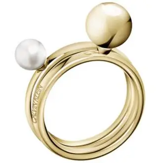 CALVIN KLEIN Bubbly Stainless Steel Ring KJ9RJR1403