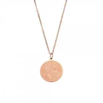 Κολιέ Γυναικείο SΕΝΖΑ Steel Rose Gold Plated