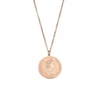 Κολιέ Γυναικείο SΕΝΖΑ Steel Rose Gold Plated