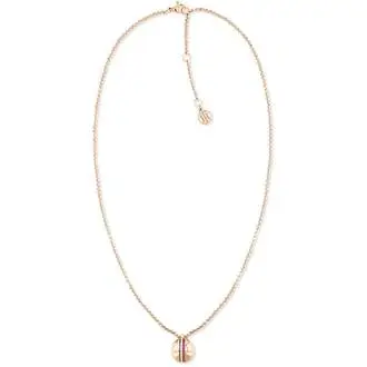 TOMMY HILFIGER Κολιέ Ροζ Χρυσό Από Ανοξείδωτο Ατσάλι 2780495