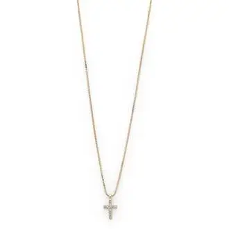 PILGRIM Clara Crystal Gold-Plated Necklace 601912001