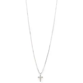 PILGRIM Clara Crystal Silver-Plated Necklace 601916001