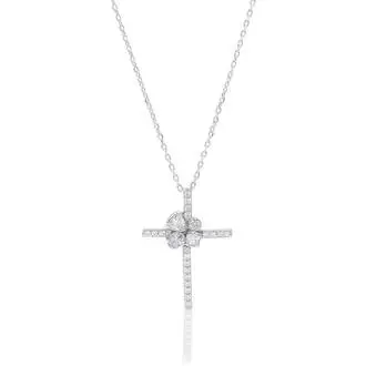 JCOU Multi Stone Κολιέ Από Ασήμι 925 Με Ζιργκόν JW909S1-01