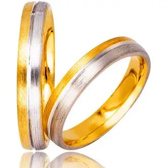STERGIADIS Wedding Ring With Pattern Gold K14 730-WGGOLD