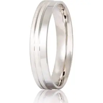 STERGIADIS Wedding Ring With Pattern Gold K14 S8-WGOLD