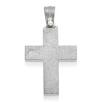 TRIANTOS White Gold Cross 14K 1.2.1069W