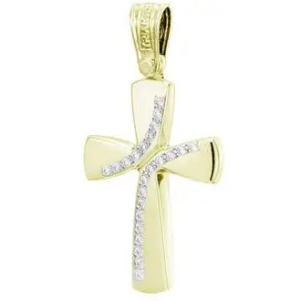 TRIANTOS Yellow Gold Cross 14K 1.2.1242Y
