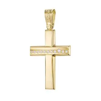 TRIANTOS Yellow Gold Cross 14K 1.2.1321Y