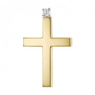 TRIANTOS Yellow Gold Cross 14K 1.2.1314Υ
