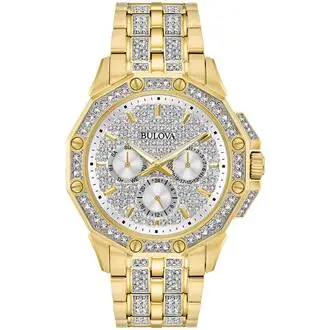 BULOVA Crystal Multifunction 98C126