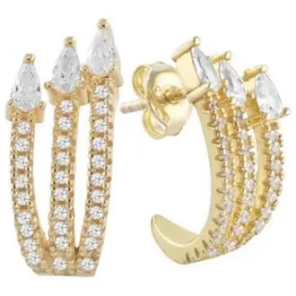 LAURA P. Pink Lady Silver 925 Earrings OR0200GB