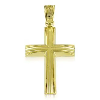 TRIANTOS Yellow Gold Cross 14K 1.2.1063Y