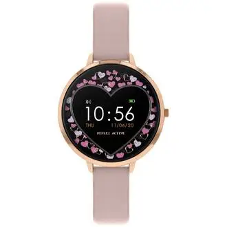REFLEX ACTIVE Series 03 Smartwatch Scattered Heart Pink Strap RA03-2044