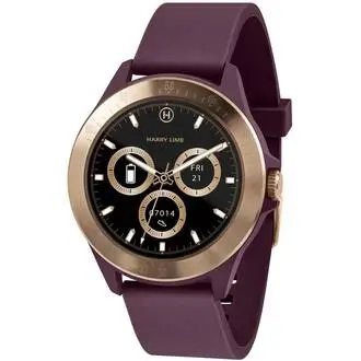 HARRY LIME Series 07 Smartwatch Step Tracker Berry Strap HA07-2016