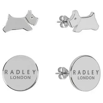 RADLEY LONDON Ασημένια Σκουλαρίκια Από Ατσάλι RYJ1209S