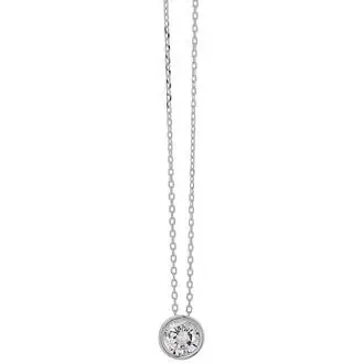 PRINCESILVERO Κολιέ Από Ασήμι 925 Με Ζιργκόν 45cm 1A-KD285-1
