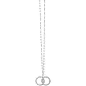 PRINCESILVERO Κολιέ Κύκλοι Από Ασήμι 925 Με Ζιργκόν 45cm 2A-KD448-1