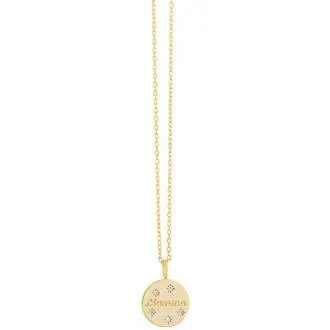PRINCESILVERO Κολιέ Χρυσό Mamma Από Ασήμι 925 Με Ζιργκόν 45cm 2ZK-KD064-3
