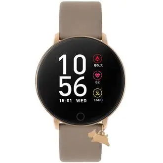 RADLEY LONDON Series 05 Smartwatch With Charm Rose Gold and Grey Leather RYS05-2098-INT