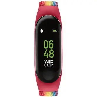 TIKKERS Series 1 Smartwatch Multicolor Canvas Strap TKS01-0019