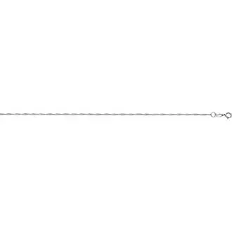 ALORO White Gold Chain 14K ΑΣΓ020-45