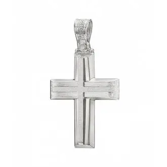TRIANTOS Σταυρός Σε Λευκό Χρυσό 14K 1.2.1327W