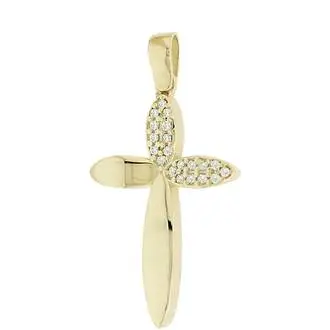 KALOUSTIAN Gold Cross 14K 5DO.643CR