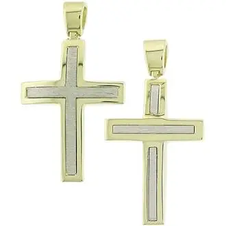KALOUSTIAN Gold Cross 14K 5KR.D75CR