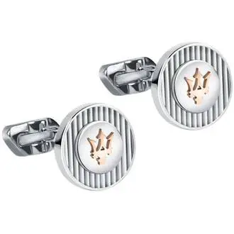 MASERATI Stainless Steel Cufflinks JM121ATK14