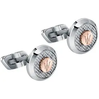 MASERATI Stainless Steel Cufflinks JM223ATK20