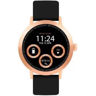 REFLEX ACTIVE Series 07 Smartwatch Black Silicon Strap RA07-2148