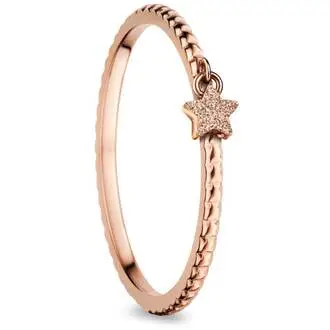 BERING Arctic Symphony Stainless Steel Ring 562-38-X0