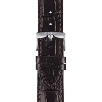 TISSOT Αυθεντικό Καφέ Δερμάτινο Λουράκι 22/20 T852041655