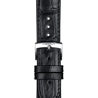 TISSOT Αυθεντικό Μαύρο Δερμάτινο Λουράκι 20/18 T852043012