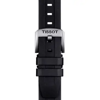 TISSOT Αυθεντικό Μαύρο Καουτσούκ Λουράκι 20/17 T852044545